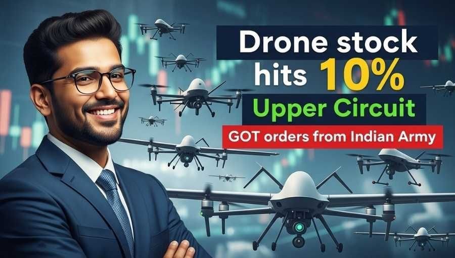 Drone Stock Hit 10 Percente Upper Circuit